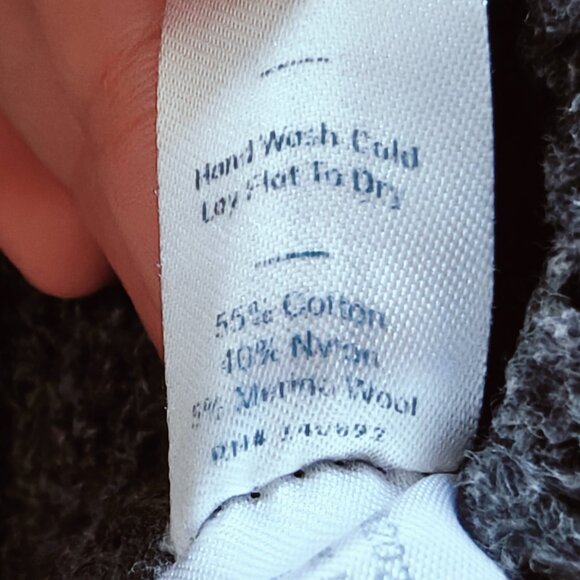 Marine Layer Delaney Crewneck Waffle Grey Sweater S - Picture 9 of 9